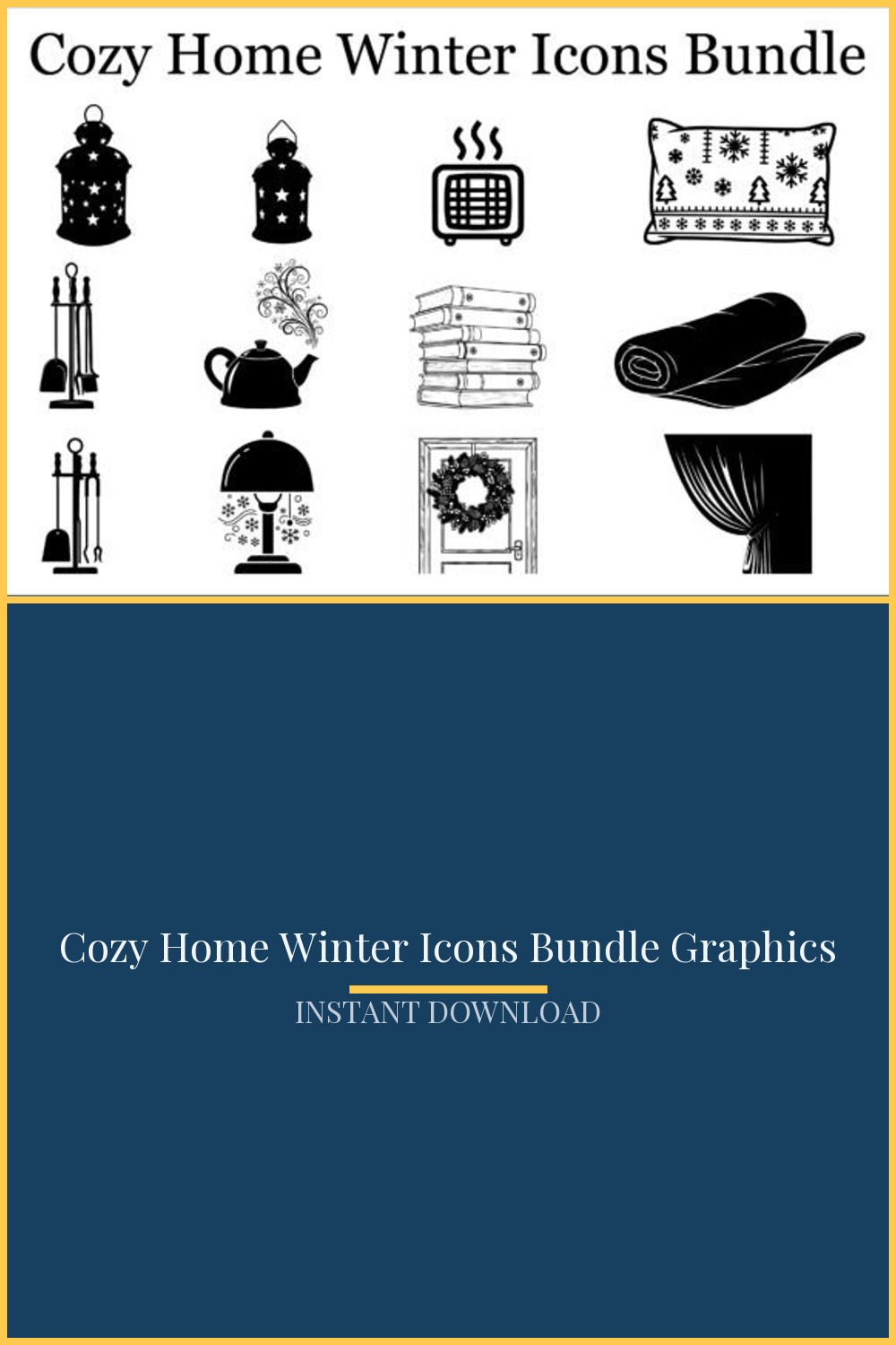 Cozy Reading Watercolor Clipart Graphics